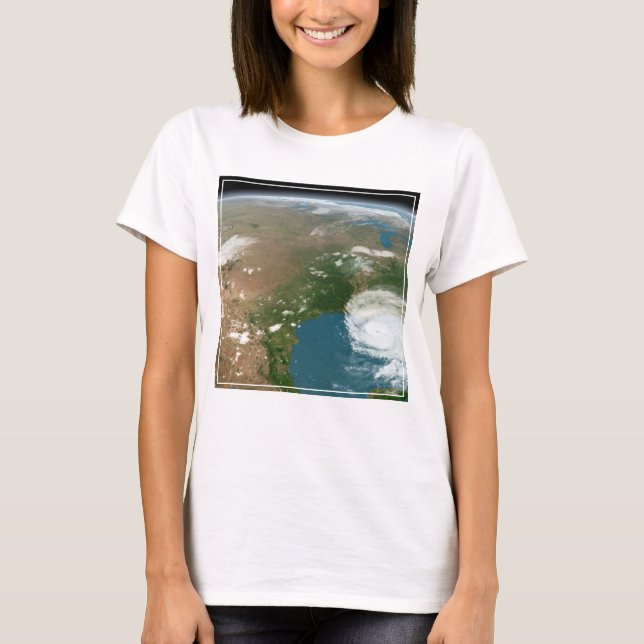 Der Panoramaplanet Erde und die USA. T-Shirt (Vorderseite)