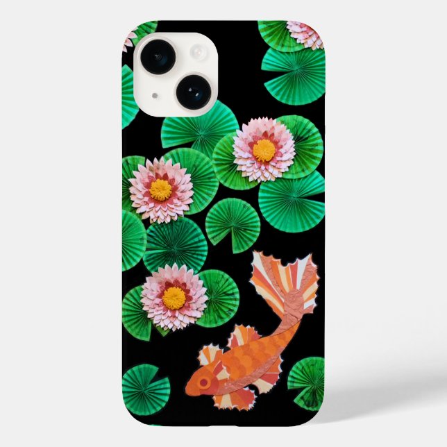 Der Papier-Koi-Teich Case-Mate iPhone-Hülle iPhone Hülle (Rückseite)