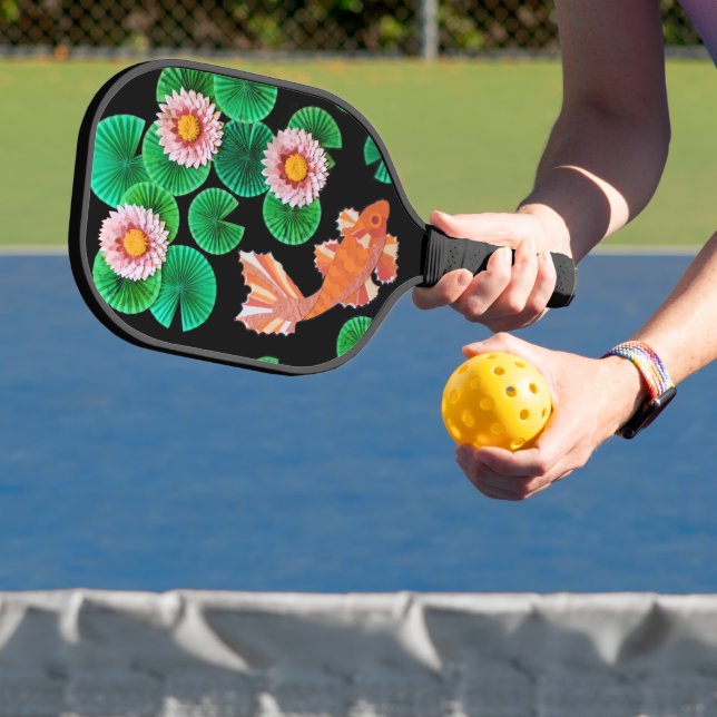 Der Papier-Koi-Teich Pickleball Schläger (InSitu)