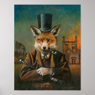 Der Papierfox 10 x 12,89 drucken Poster