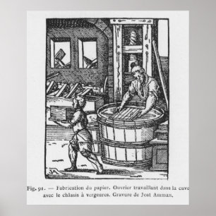Der Papierhersteller Poster