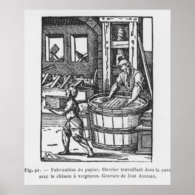 Der Papierhersteller Poster (Vorne)