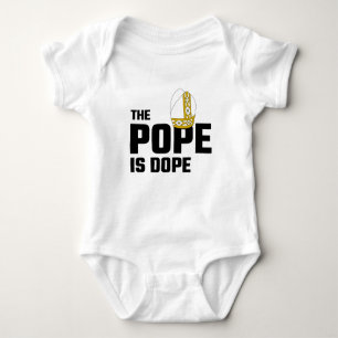 Der Papst Is Dope Baby Strampler