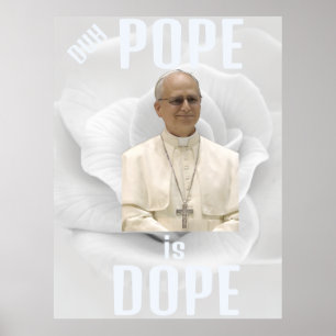 Der Papst ist ein cooler Poster