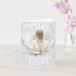 Der Papst ist geil Grußkarte Karte