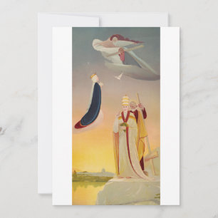 Der Papst von Rom, die Jungfrau Maria und Jesus Einladung