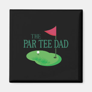 Der Par Tee Dad Hole In One Golf Eltern Passend Magnet