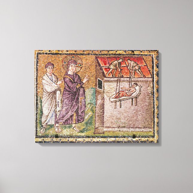 Der Paralytiker von Capharnaum Leinwanddruck (Vorderseite)