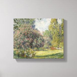 Der Parc Monceau - Claude Monet Leinwanddruck