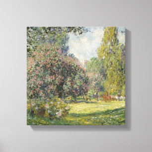 Der Parc Monceau - Claude Monet Leinwanddruck