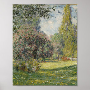 Der Parc Monceau - Claude Monet Poster