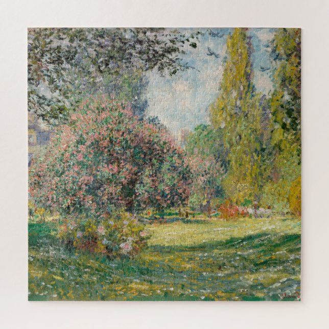 Der Parc Monceau von Claude Monet | A Puzzle (Vertikal)