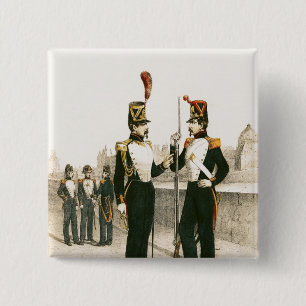 Der Pariser Municipale Schutz Button