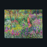 Der Park der Villa Negroni, Vezia Fußmatte<br><div class="desc">Der Iris-Garten bei Giverny,  Claude Monet 1899-1900. Öl auf Leinwand.</div>