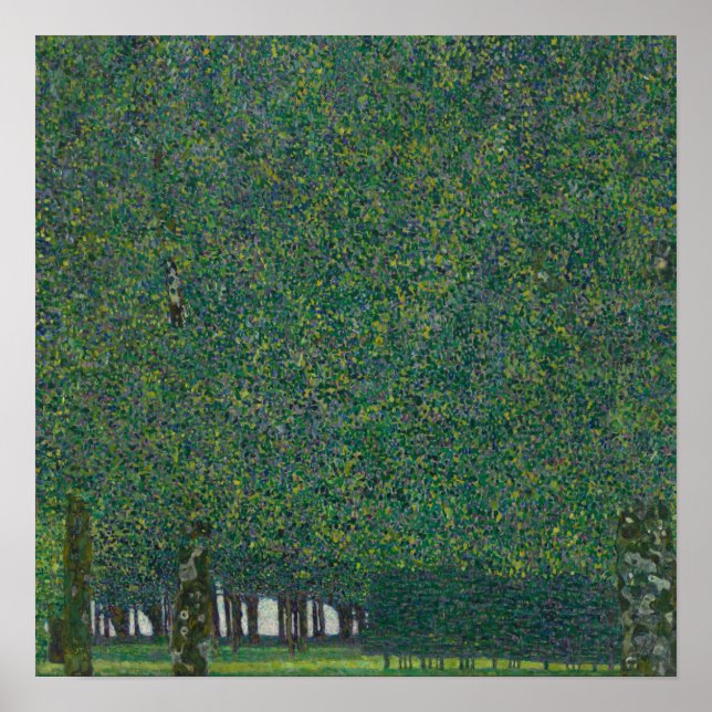 Der Park — Gustav Klimt (1910 oder früher) Poster (Vorne)