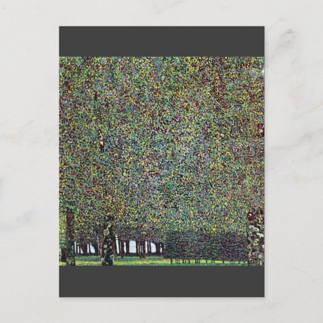 Der Park von Gustav Klimt Postkarte (Vorderseite)
