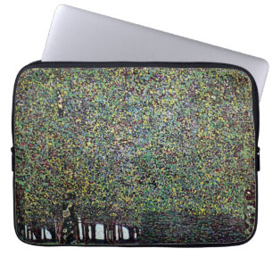Der Park von Gustav Klimt, Vintager Jugendstil Laptopschutzhülle