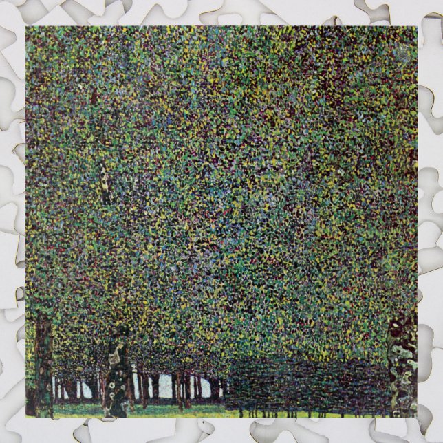 Der Park von Gustav Klimt, Vintager Jugendstil Puzzle (Von Creator hochgeladen)