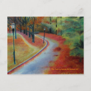 Der Park von Indian Rd Inwood NY Postkarte