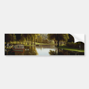 Der Park von Mortefontaine (von Bidaud) Autoaufkleber