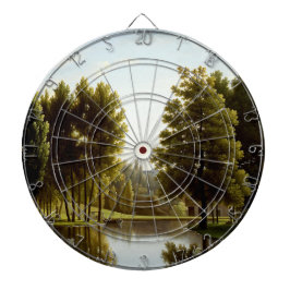 Der Park von Mortefontaine (von Bidaud) Dartscheibe