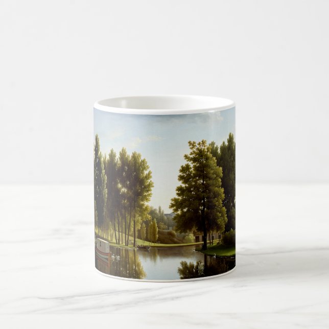 Der Park von Mortefontaine (von Bidaud) Kaffeetasse (Mittel)