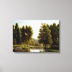 Der Park von Mortefontaine (von Bidaud) Leinwanddruck