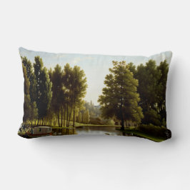 Der Park von Mortefontaine (von Bidaud) Lendenkissen