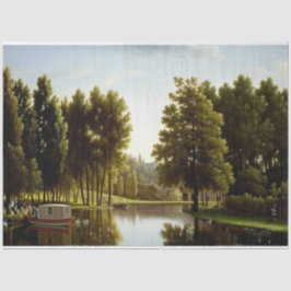 Der Park von Mortefontaine (von Bidaud) Seidenpapier