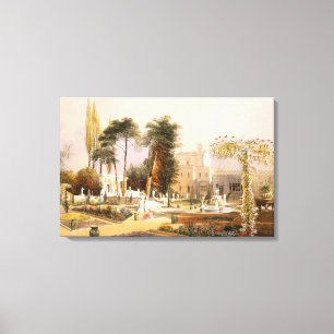 Der Parterre in den Gärten bei Wilton, der Sitz Leinwanddruck