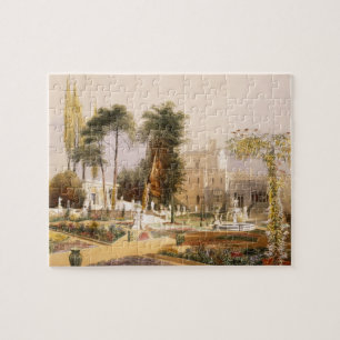 Der Parterre in den Gärten bei Wilton, der Sitz Puzzle