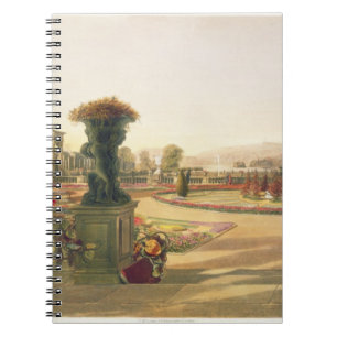 Der Parterre, Trentham Hall arbeitet, Kneipe im Notizblock