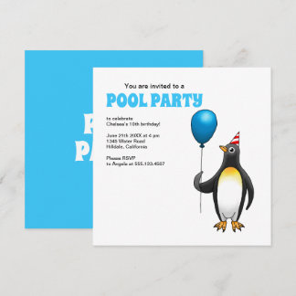 Der Party Pinguin Einladung