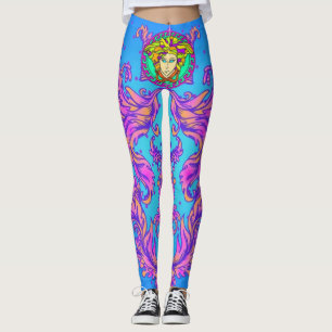 Der Pastel Medusa Designer  Leggings