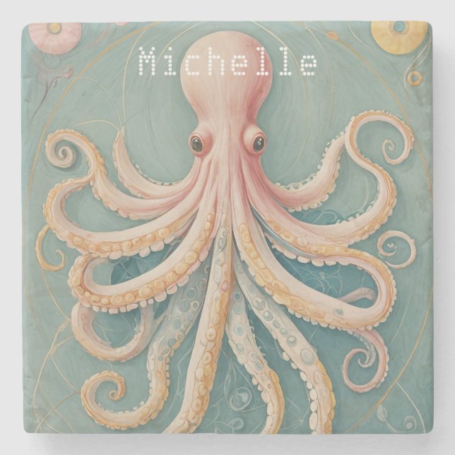 Der Pastelltopus des verzauberten Riffs Steinuntersetzer (Vorderseite)