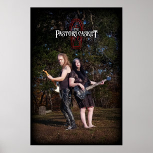 Der Pastor-Sarg Friedhofsposter Poster