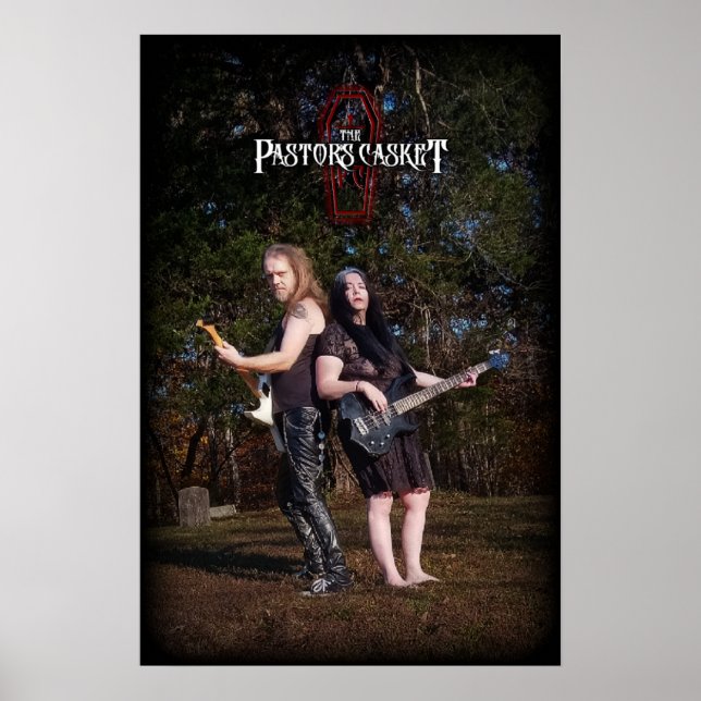 Der Pastor-Sarg Friedhofsposter Poster (Vorne)