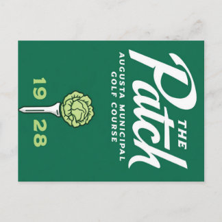 Der Patch Golfplatz Postkarte