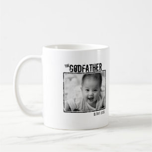 Der Pate   Personalisiertes Foto und Name Kaffeetasse