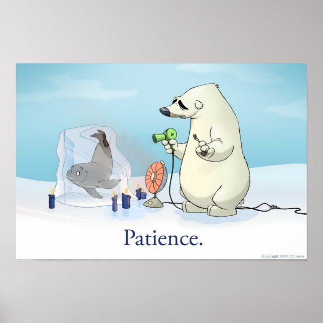 Der Patient-Polarbär Poster (Vorne)