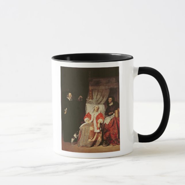 Der Patient und der Doktor, 1660s Tasse (Rechts)