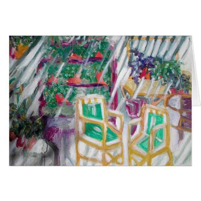 Der Patio - Karte (Vorderseite (Horizontal))