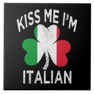 Der Patrick-Tag küsst mich im Italienisch Fliese
