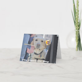 Der patriotische Hund Karte