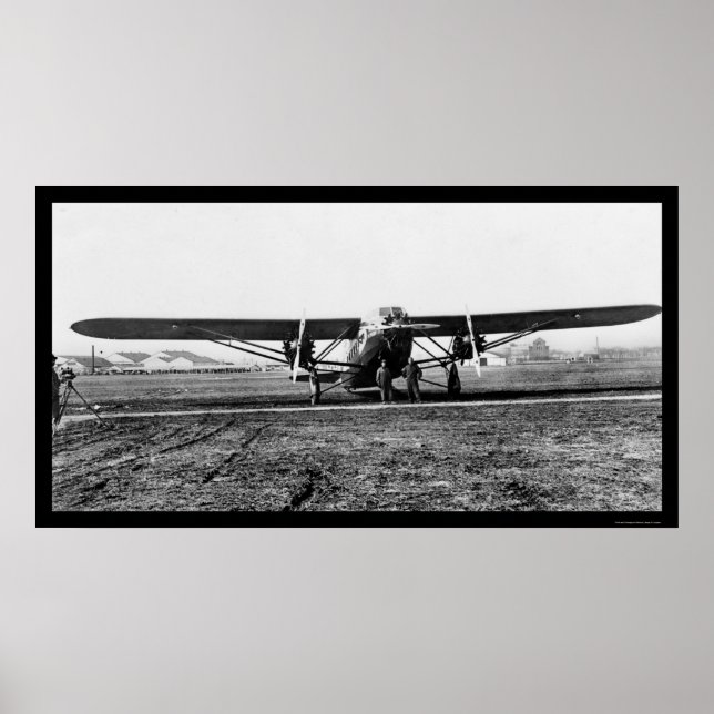 Der Patrizier, größtes Passagierflugzeug 1929 Poster (Vorne)