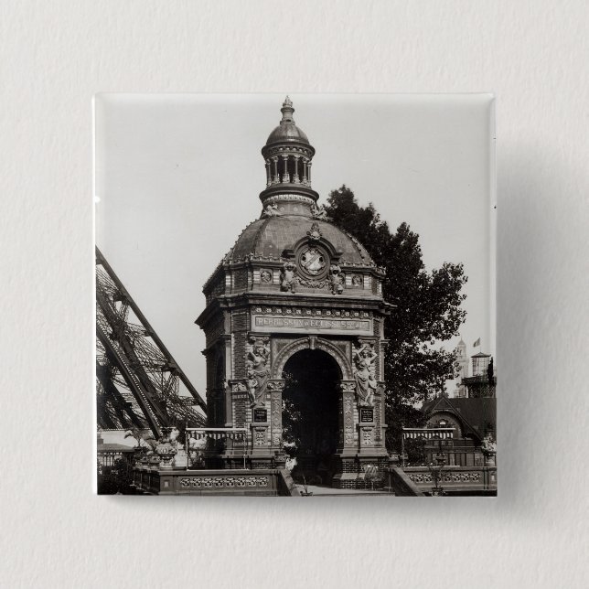 Der Pavillon Perrusson Button (Vorderseite)