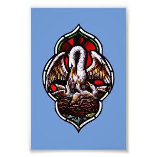 Der Pelikan als Christliches Symbol Fotodruck