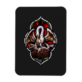 Der Pelikan als Christliches Symbol Magnet