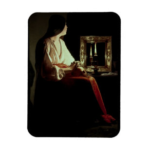 Der Penitent Magdalen, c.1638-43 (Öl auf Leinwand Magnet
