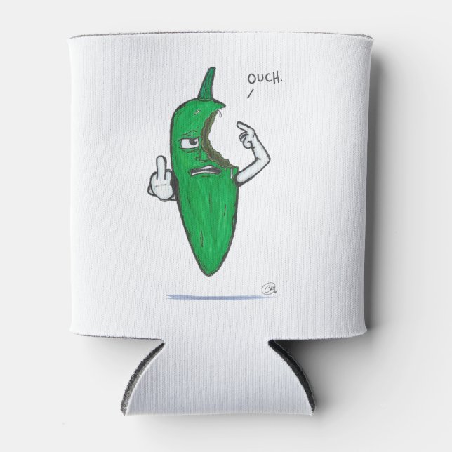 Der Pepperz, OUCH, kann kühler! Dosenkühler (Vorderseite)